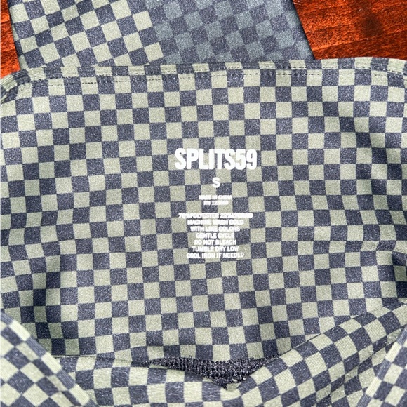 Splits59 Checkered Colorblocked Leggings - Picture 4 of 4